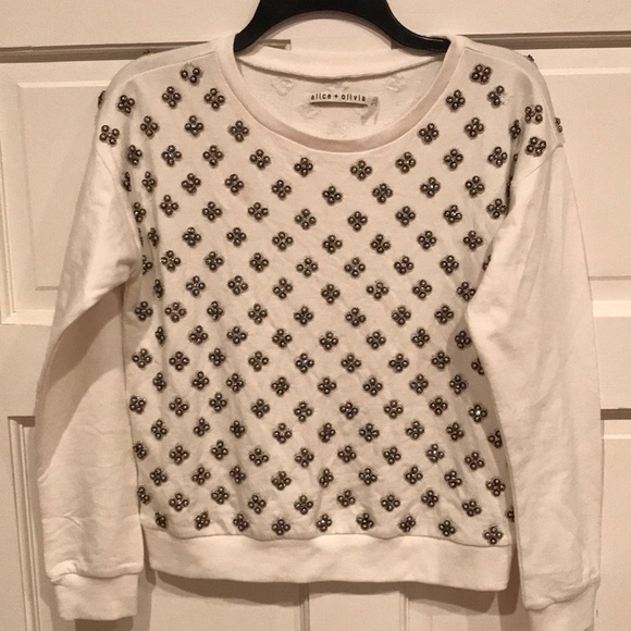 Alice + Olivia Beaded Sweater - Picture 3 of 5